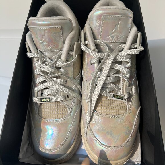 Air Jordan 4 Retro GG Pearl Sz 7Y/8.5 US Women - Picture 3 of 6